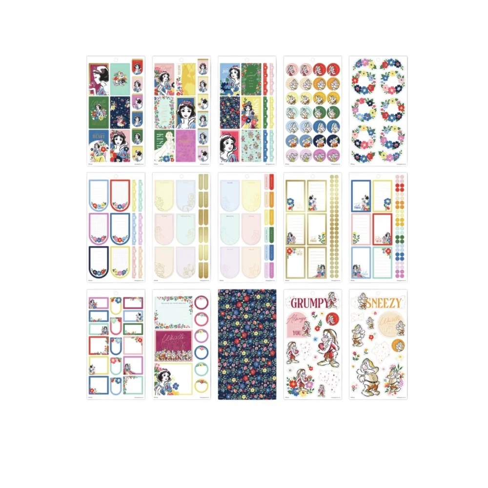 Happy Planner Disney Princess Snow White Value Pack Stickers